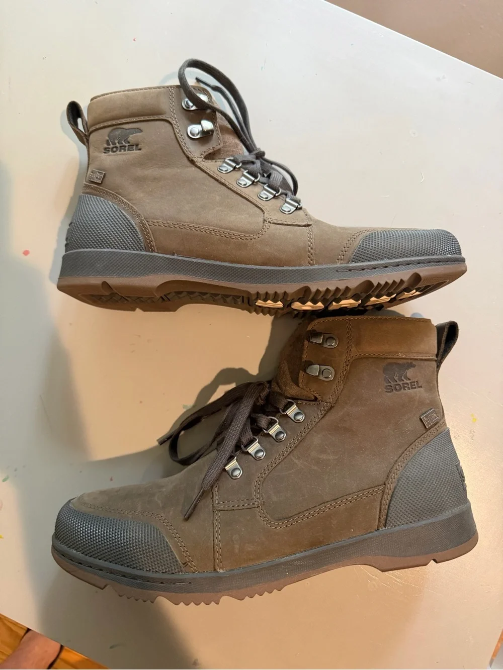 Sorel Men's Ankeny Brown Suede  Boots